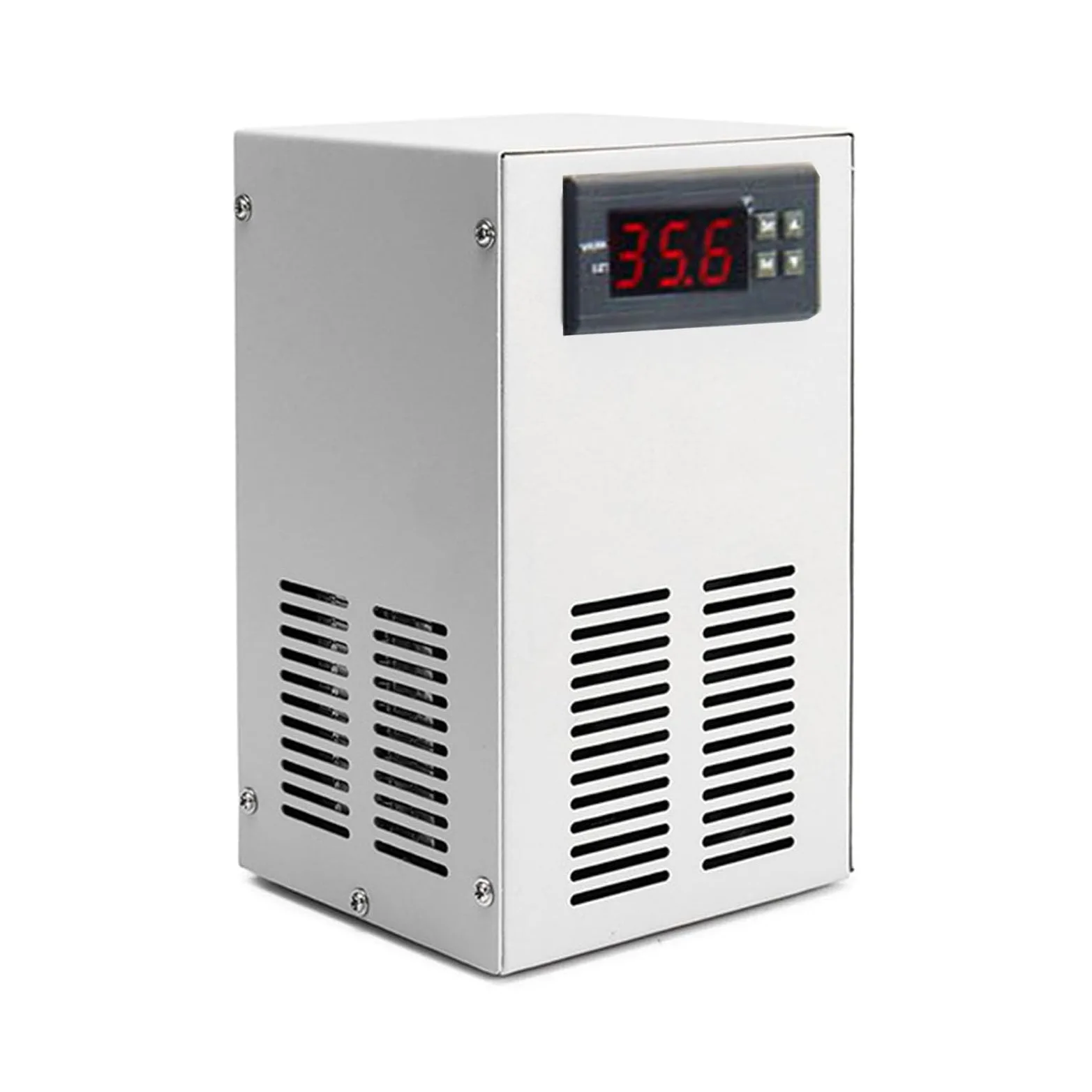 Cryfokt Chłodzenie Wodne do Akwariów, Chłodnica Akwariowa Premium z technologią elektroniczną, Zaawansowany System Chłodzenia, stabilność Temperatury dla Miłośników Ryb (wtyczka UE 220V)
