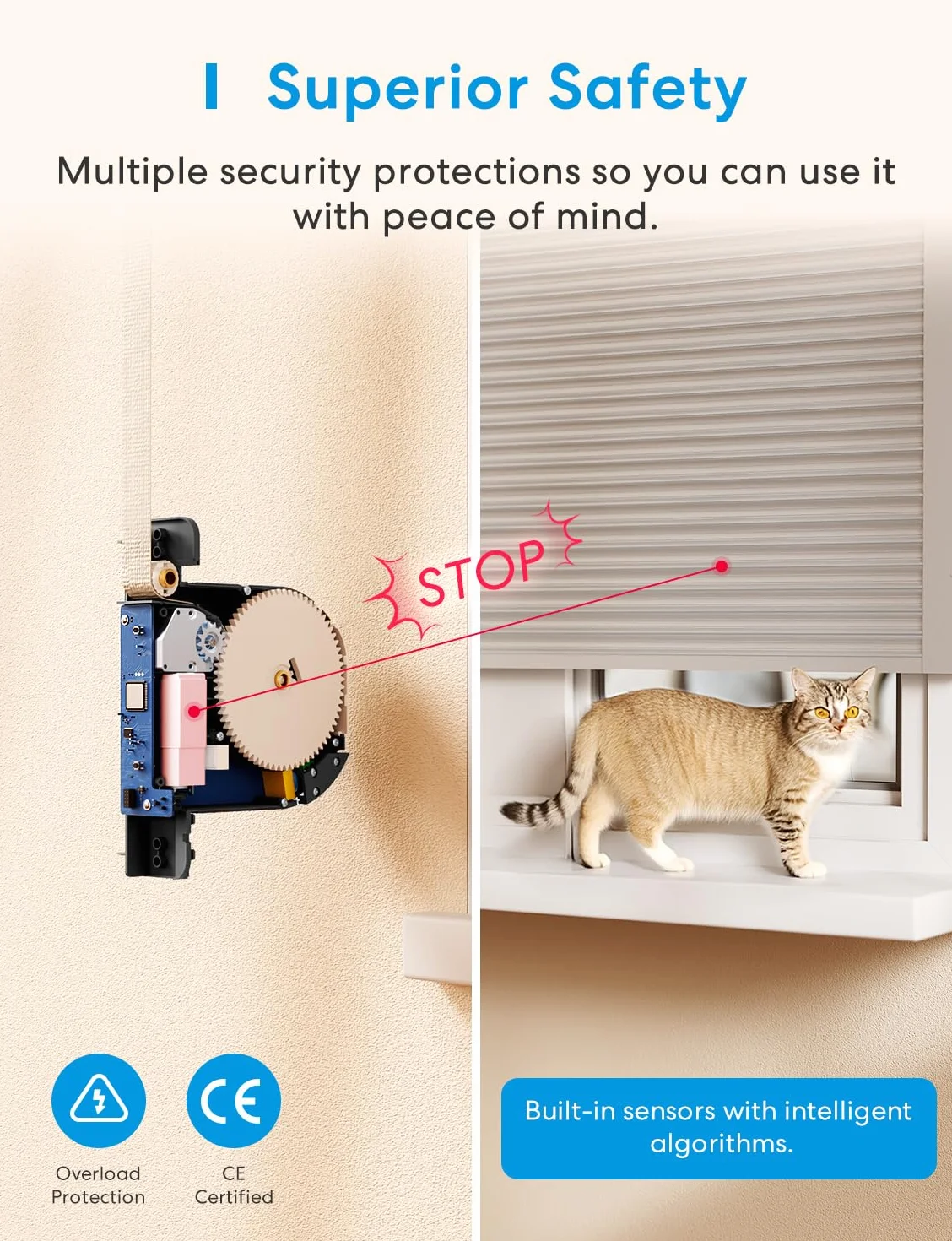 Meross Matter zwijarka taśmowa do rolet, elektryczna, podtynkowa (maks. 45 kg, 6 m²), napęd do rolet Smart Home z automatycznym sterowaniem czasowym i sterowaniem głosowym, kompatybilny z Apple