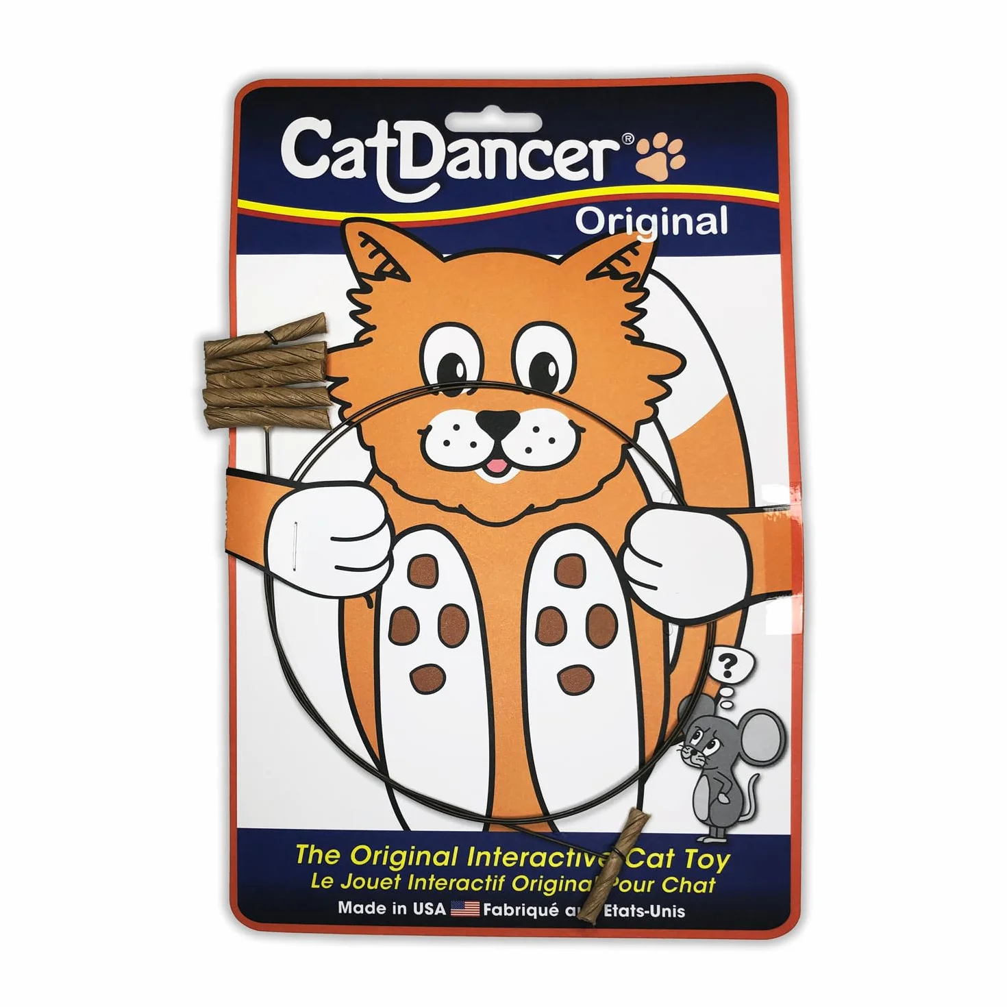 Cat Dancer Zabawka, Brązowy, 15,2 cm