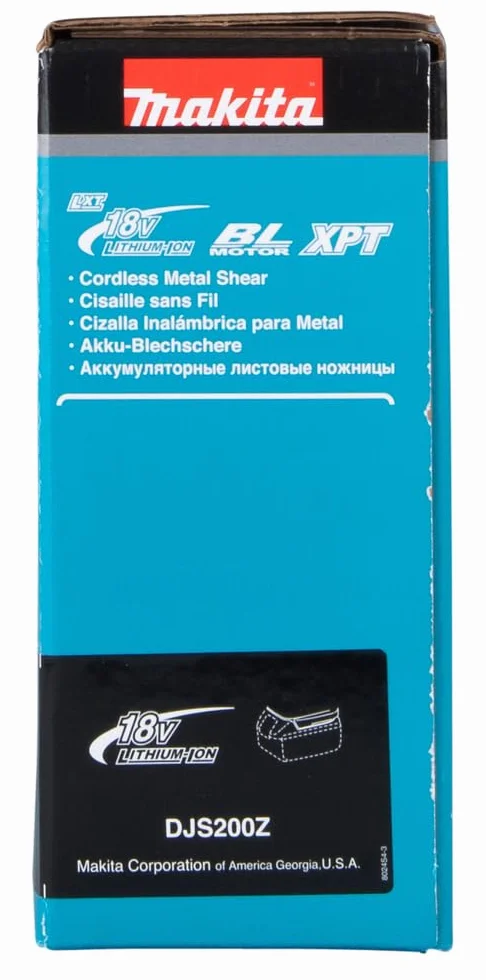 Makita DJS200Z Nożyce do Blachy Akumulatorowe 18 V 2 mm