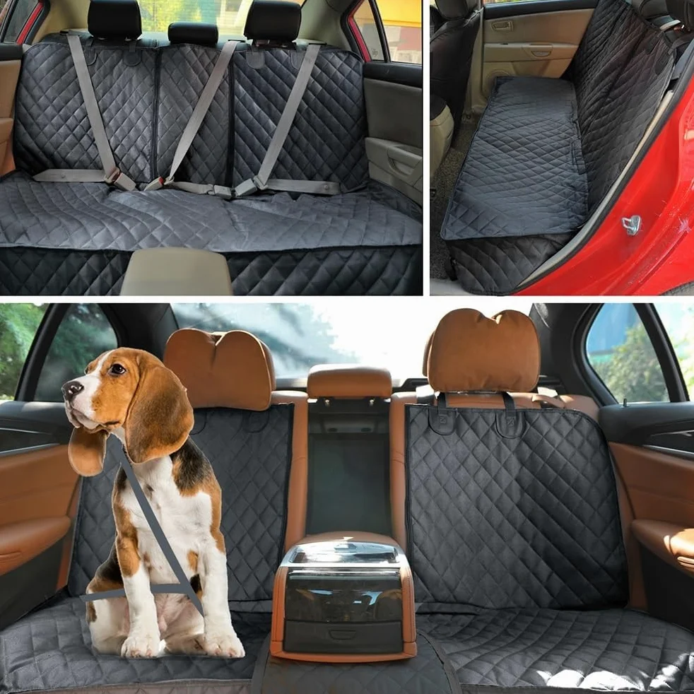 Pokrowiec na siedzenie Pokrowiec na siedzenie dla psa Poduszka na fotelik samochodowy dla zwierząt Tylna mata pod plecy Pet Travel Cat Dogs Cushion Protector Mata Ochronna na Tylny Fotel(1)