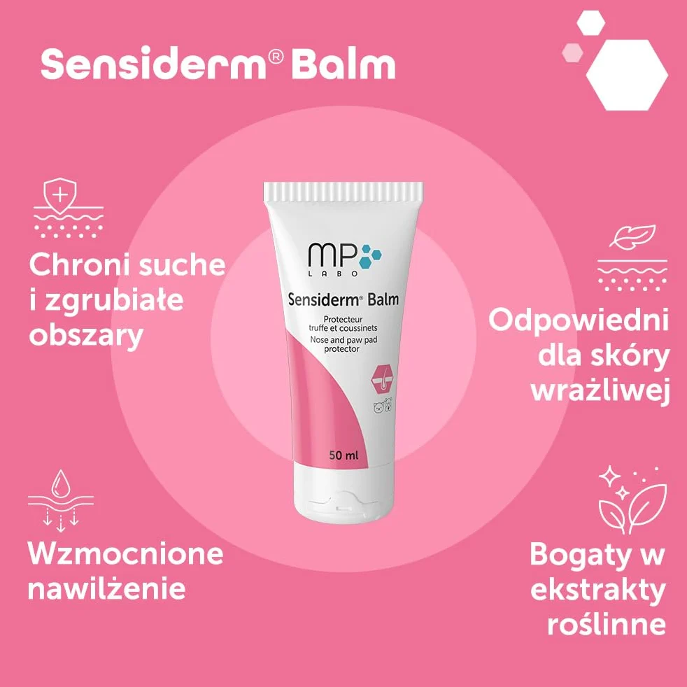 MP Labo Sensiderm® Balsam 50 ml - środek ochronny do łap i opuszków dla psów i kotów