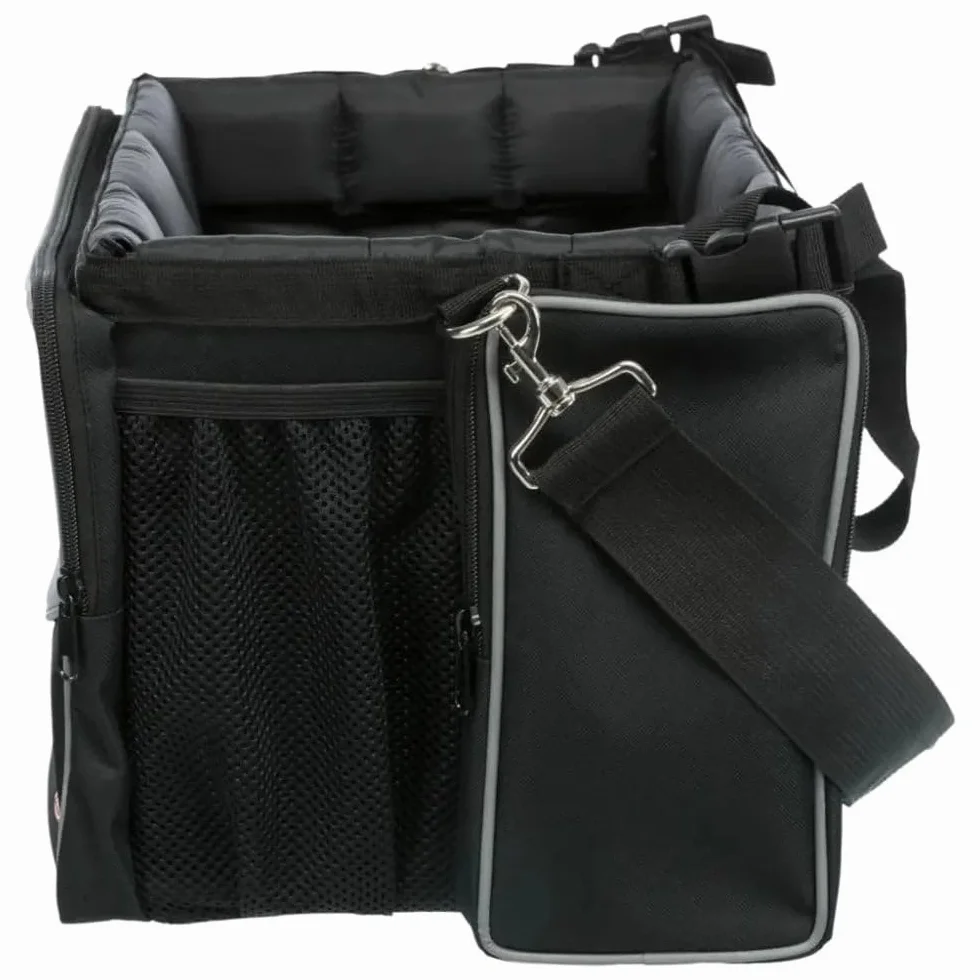 TRIXIE Front-Box na rowery, 41 x 26 x 26 cm, czarny/szary, 2,82 kg