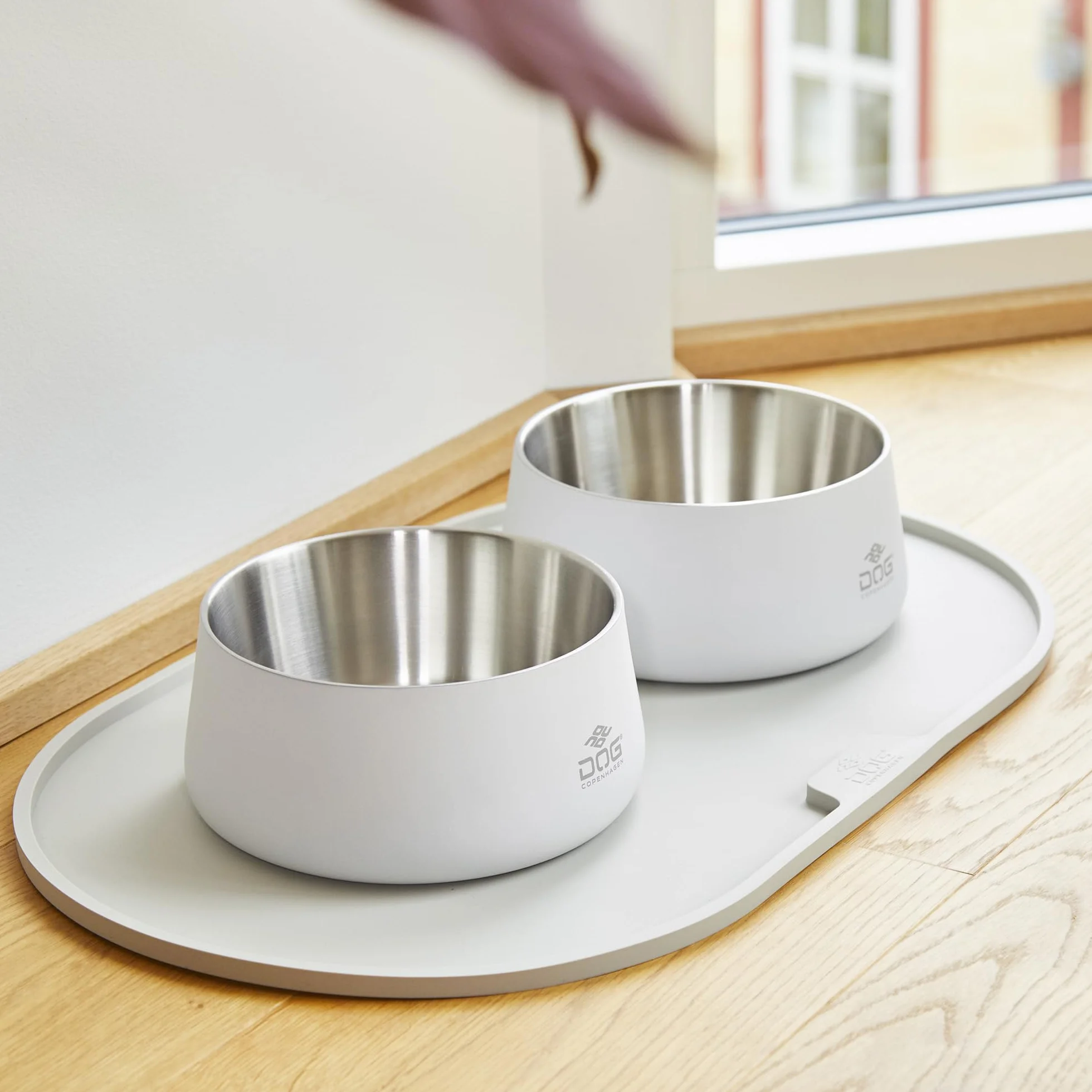 DOG Copenhagen Vega Bowl miska dla psa stal nierdzewna M/L zielony wyścigowy