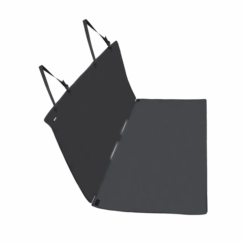 Amazon Basics Osłona na tylne siedzenie, wodoodporna, ochraniacz dla zwierząt domowych, 142,24 cm x 119,38 cm, czarny