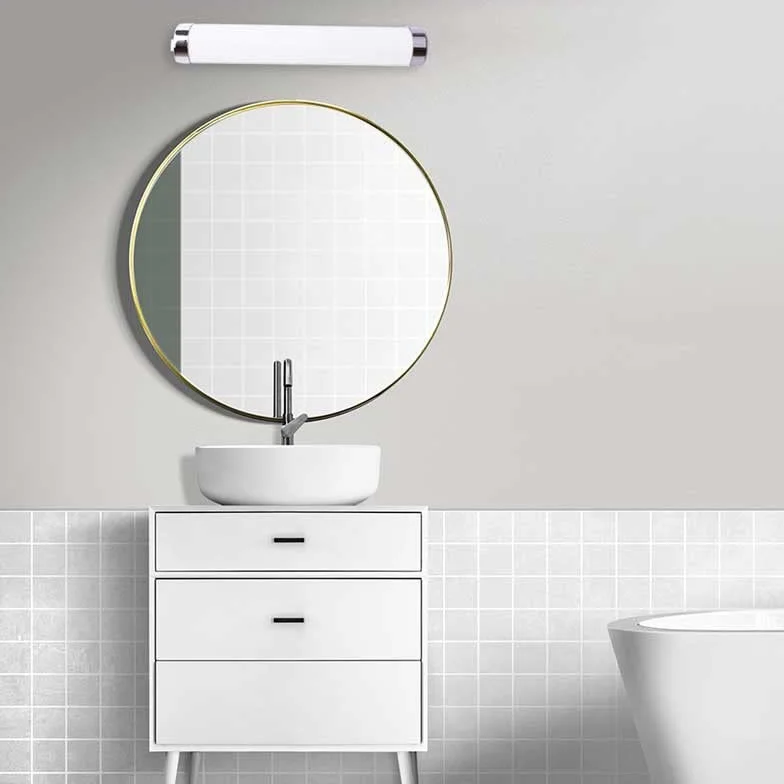 Kinkiet ścienny LED do lustra łazienkowego IP44 z wbudowanym włącznikiem Ciepły biały 5W 30cm do makijażu łazienka toaleta mokre otoczenie
