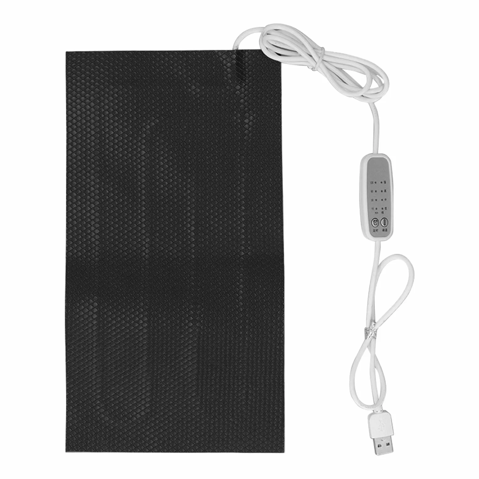 Fafeicy Podkładka Grzewcza, Regulowana Temperatura materiał PVC Przenośna Podkładka Grzewcza Zasilana USB dla Ramion Szyi z Tyłu 68-104 ° F Idealne do Użytku Domowego (20X25 cm)