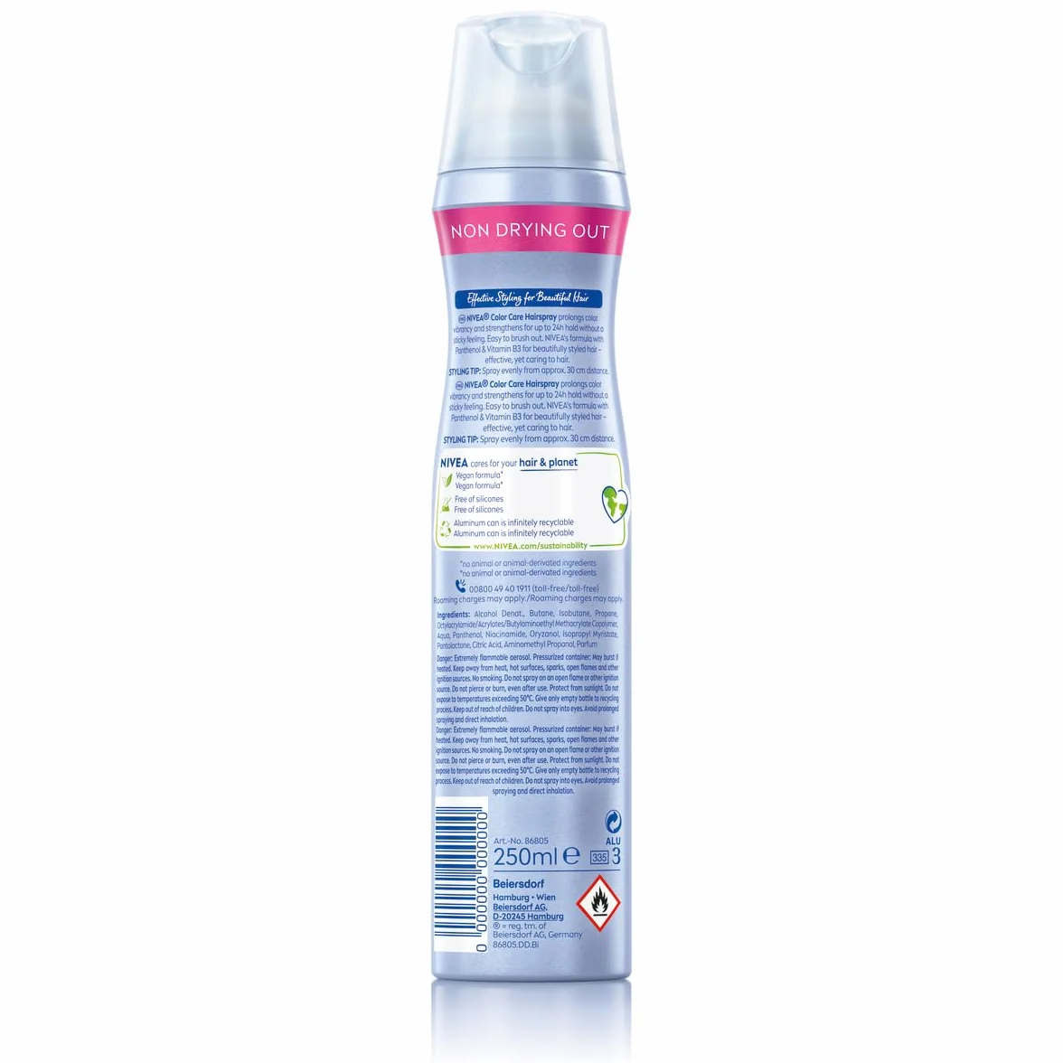NIVEA Lakier do włosów Color Care & Protect 250 ml