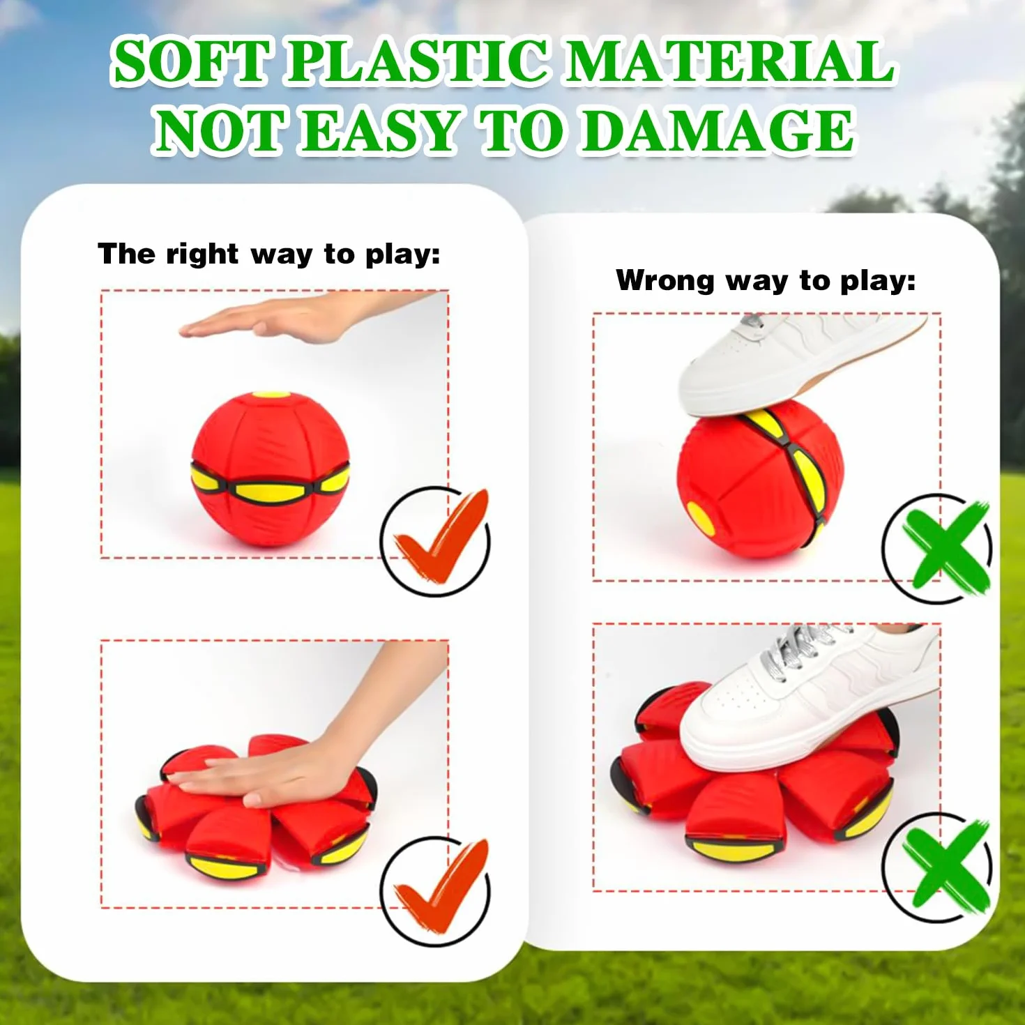 Frisbee piłka dla zwierząt domowych, zabawka outdoorowa, latająca piłka ssąca dla psów, interaktywna zabawka dla psa, frisbee, do treningu psa, rzucania, łapania, zielona