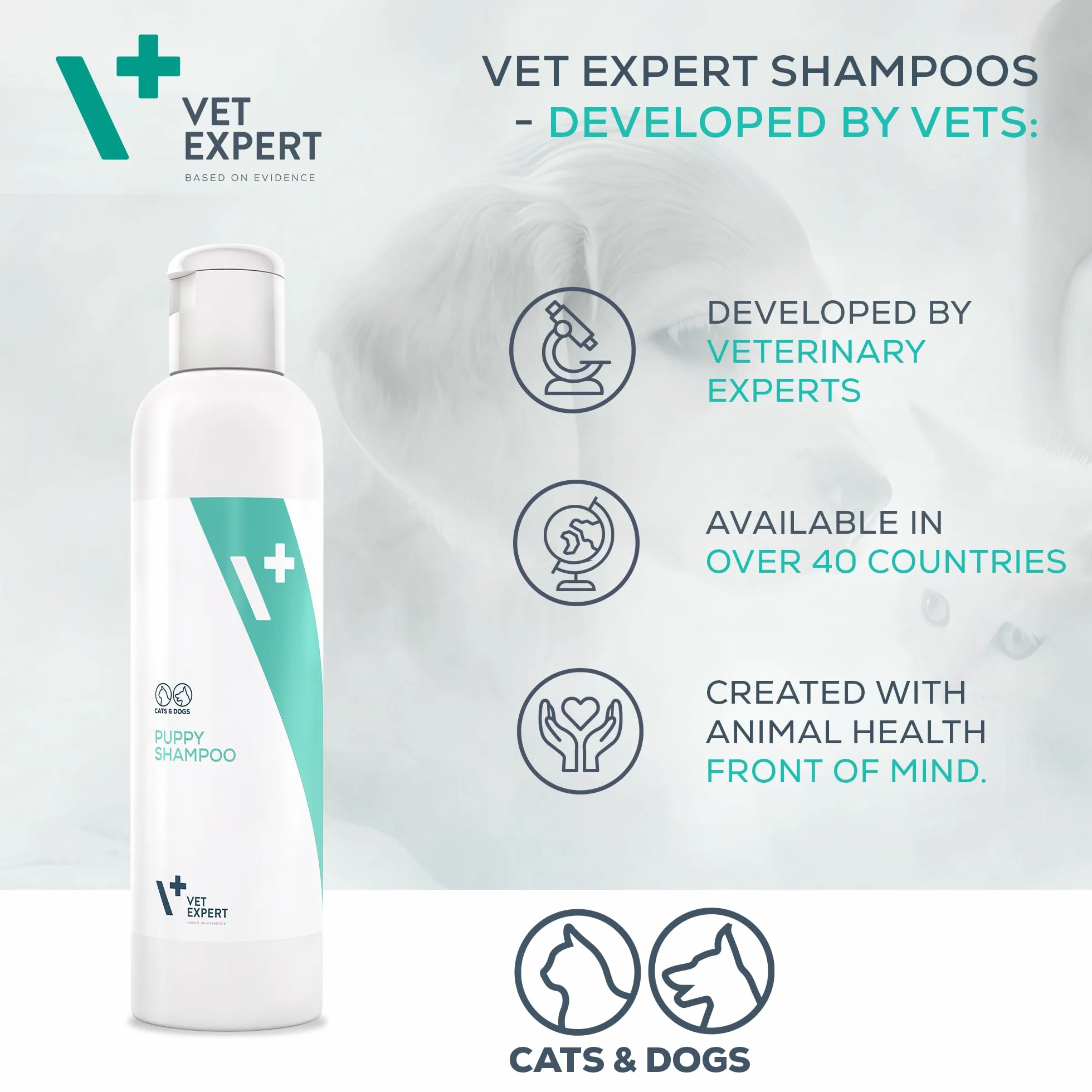 VET EXPERT PUPPY SHAMPOO - szampon dla szczeniąt i kociąt 250 ml