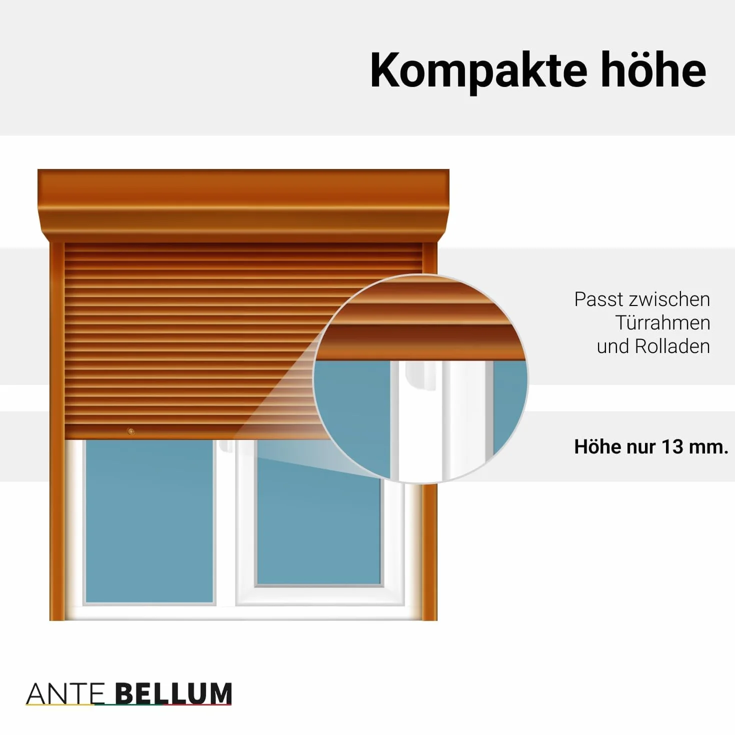 Ante bellum Klamka do drzwi balkonowych aluminiowa z ogranicznikiem tarasem i moskitierą RAL