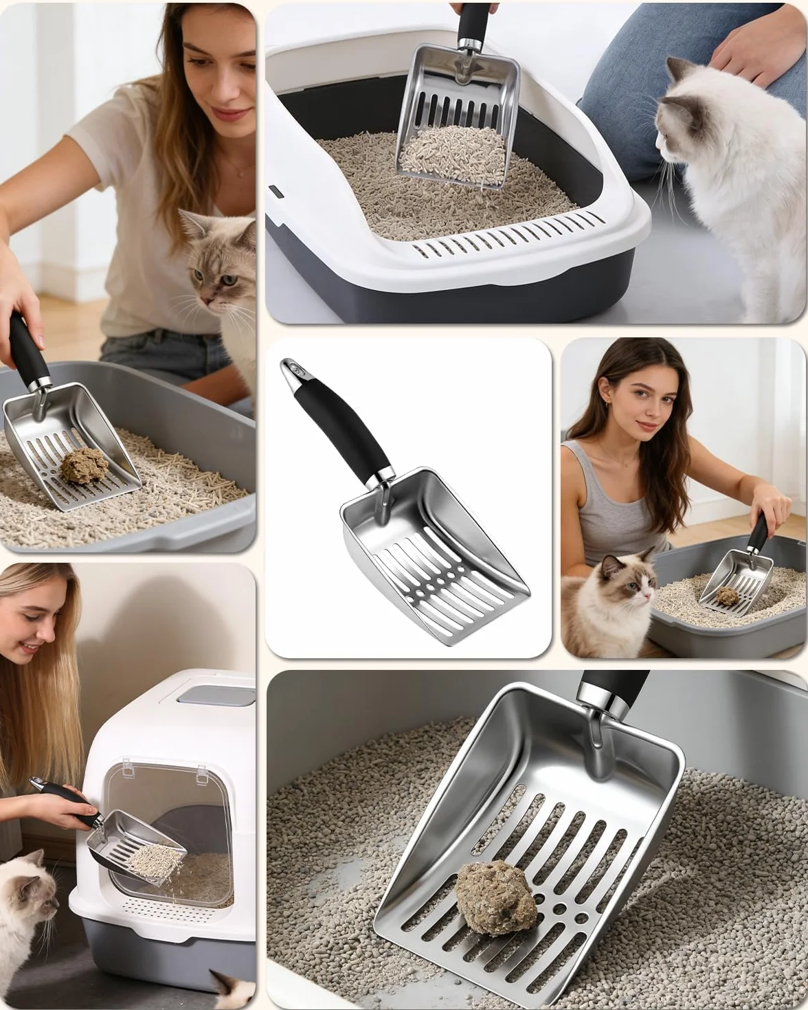 Łopatka do żwirku dla kotów