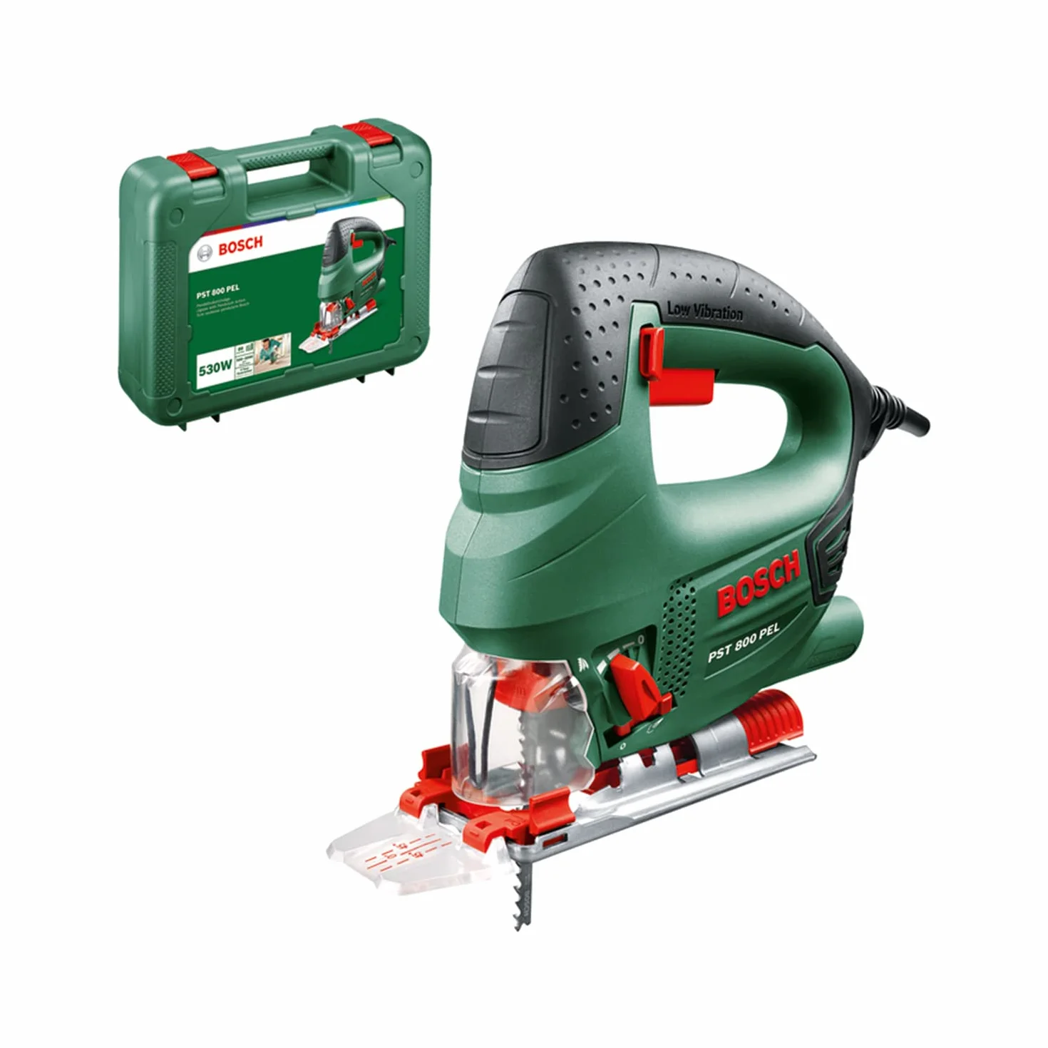 Bosch Wyrzynarka PST 800 PEL (530 W, w walizce)