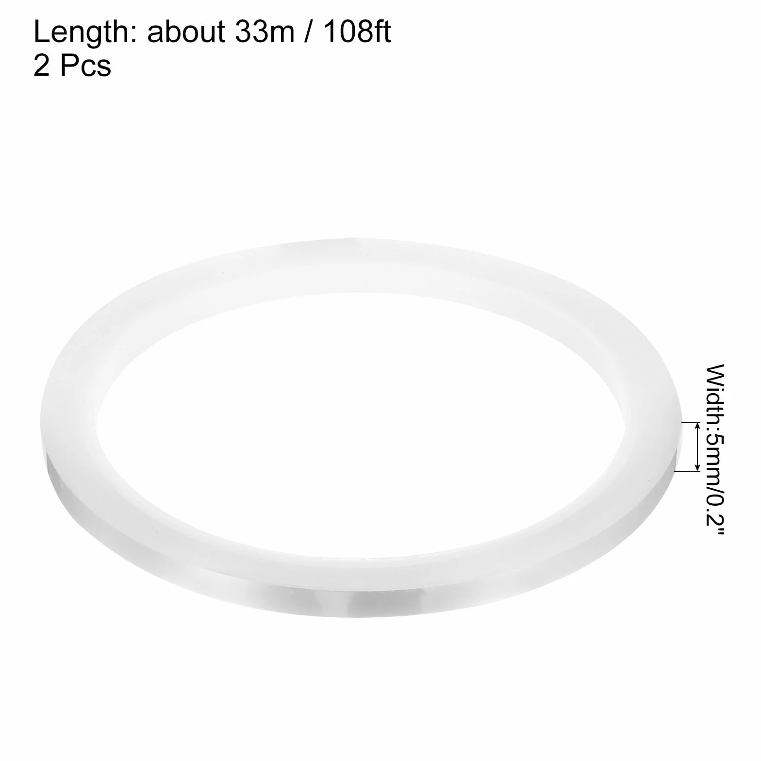 QUARKZMAN Przezroczysta taśma klejąca, 2 rolki 5 mm x 33 m, odporna na wysokie temperatury taśma klejąca do sublimacji, prasy cieplnej, przenoszenia ciepła, płytki drukowanej, bez pozostałości