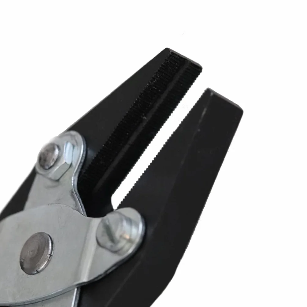 Maun 4866-200 szczypce płaskie równoległe 200 mm PCW czerwony srebrny czarny