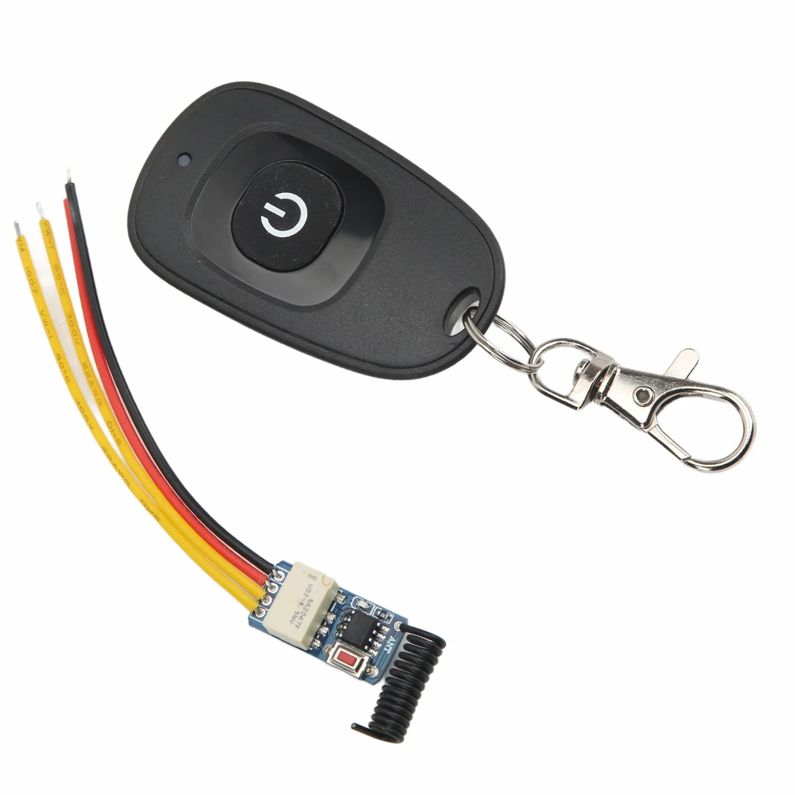 Bezprzewodowy Pilot Zdalnego Sterowania i Zestaw Odbiornika, Mini Przekaźnik Zdalnego Sterowania Przełącznik 433,92 MHz z Opóźnieniem Nadajnik-odbiornik DC3.5V-DC12V