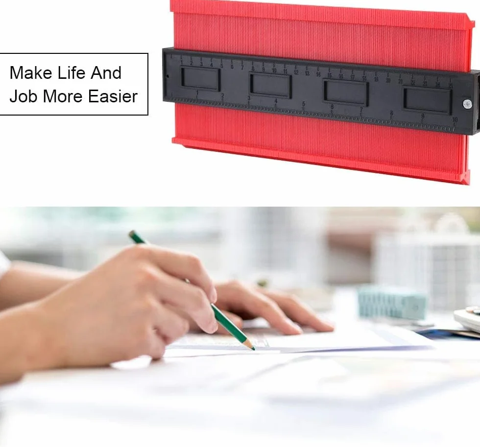 flintronic kontur miernik duplikator 25 cm plastikowy narzędzie do pomiaru profilu