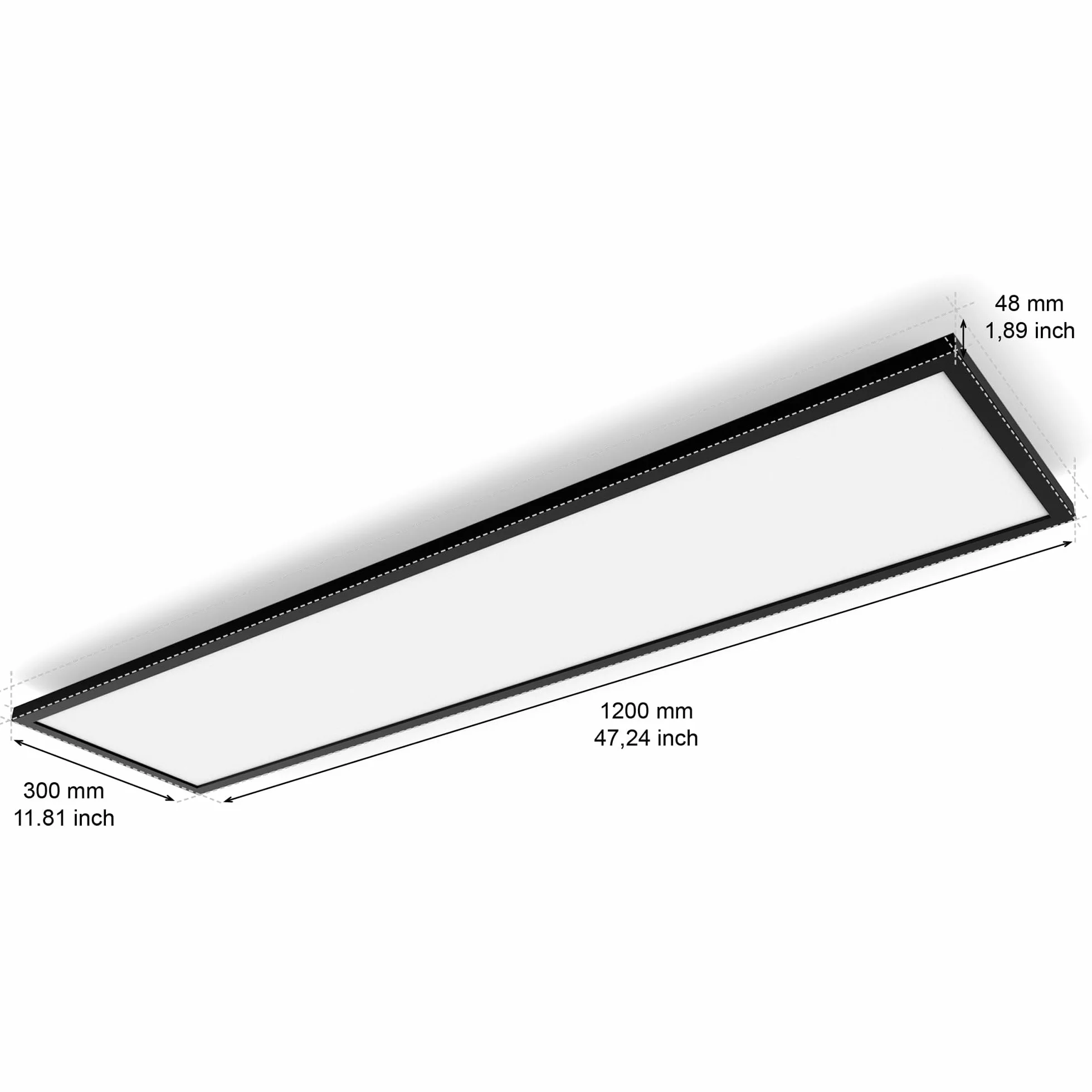Philips Hue White Ambiance Aurelle Inteligentny Panel LED 120x30cm Czarny Ściemniacz Dimmer