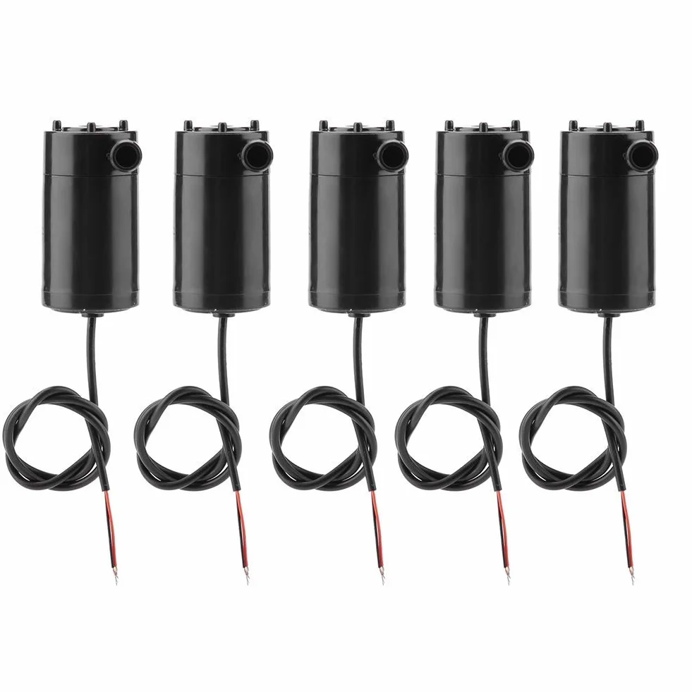DollaTek Mini Pompa Wodna DC 3V 5V, Mikro Zanurzeniowa Do Zbiornika Na Ryby, Akwarium, Fontanny - 5 Szt