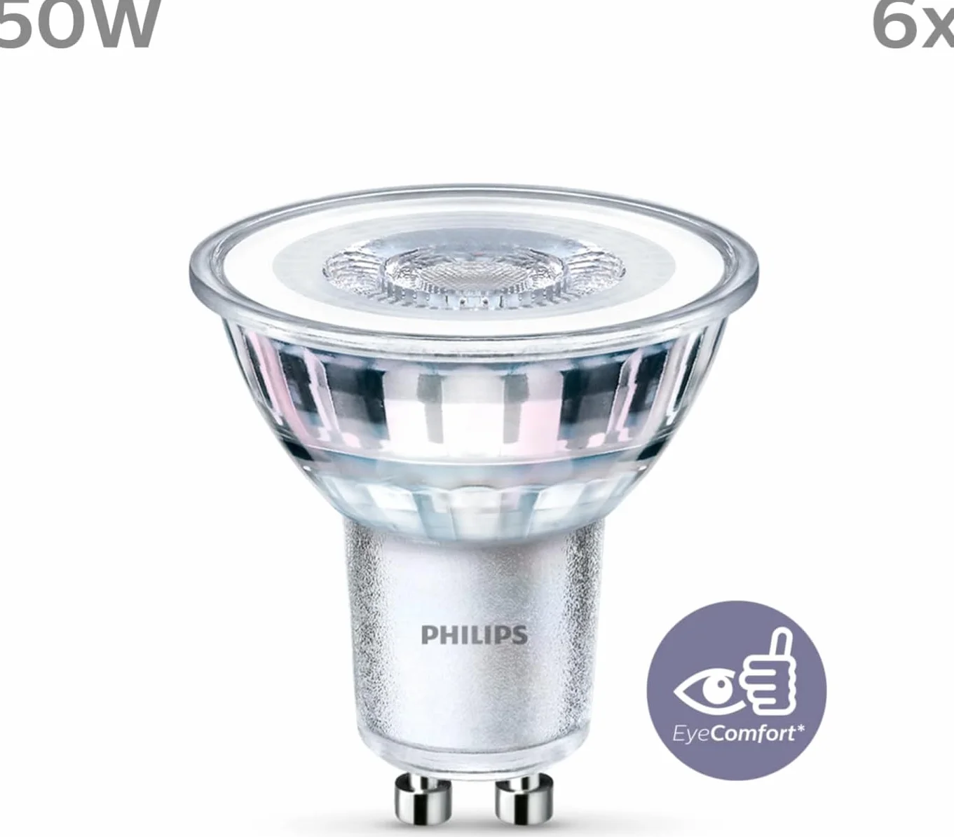 Philips Żarówka LED Szkło Przezroczysty 6 Sztuk
