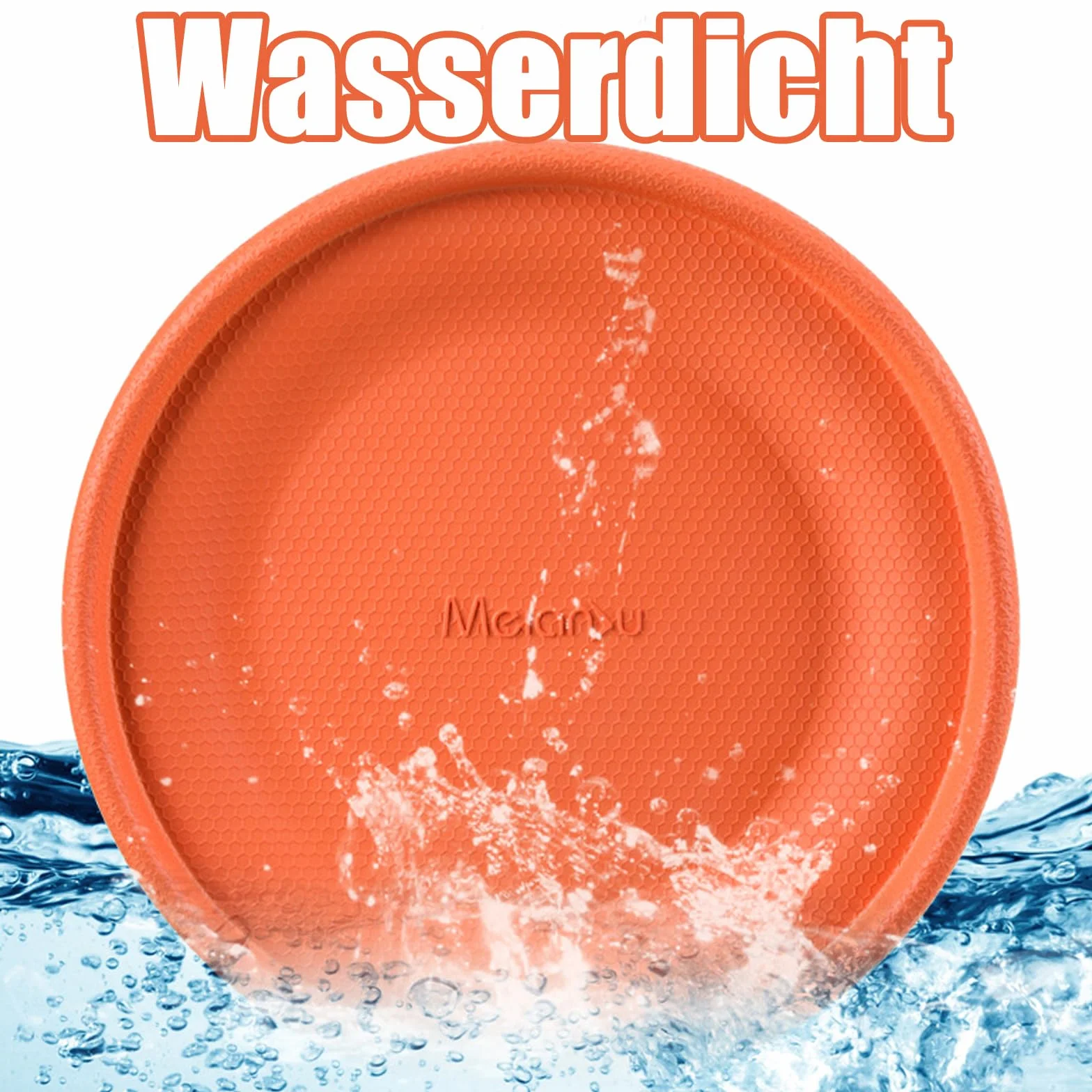 Pomarańczowa wytrzymała zabawka dla psa, frisbee, zabawka dla zwierząt domowych, frisbee, pies frisbee, fitness, letni trening dla zwierząt domowych, dla średnich i małych psów