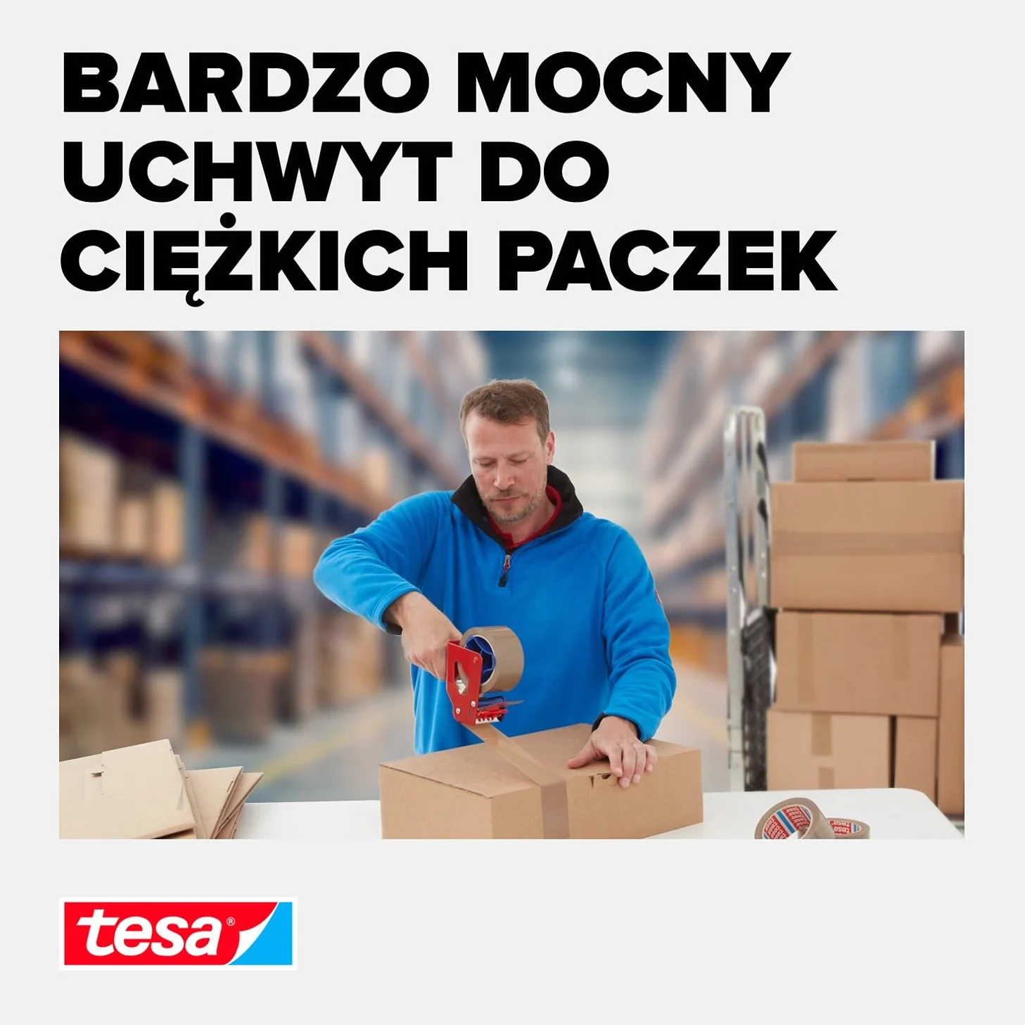 Tesa Extreme 58645 Taśma Pakowania Brązowy 50 m x 50 mm