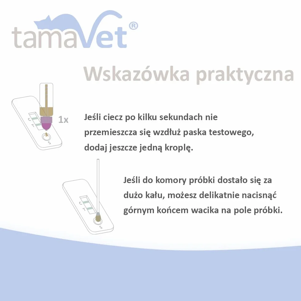 Multi 2TD Szybki test Giardia i Cryptosporidium parvum – 5 testów do wykrywania giardii i kryptosporidium u psów i kotów