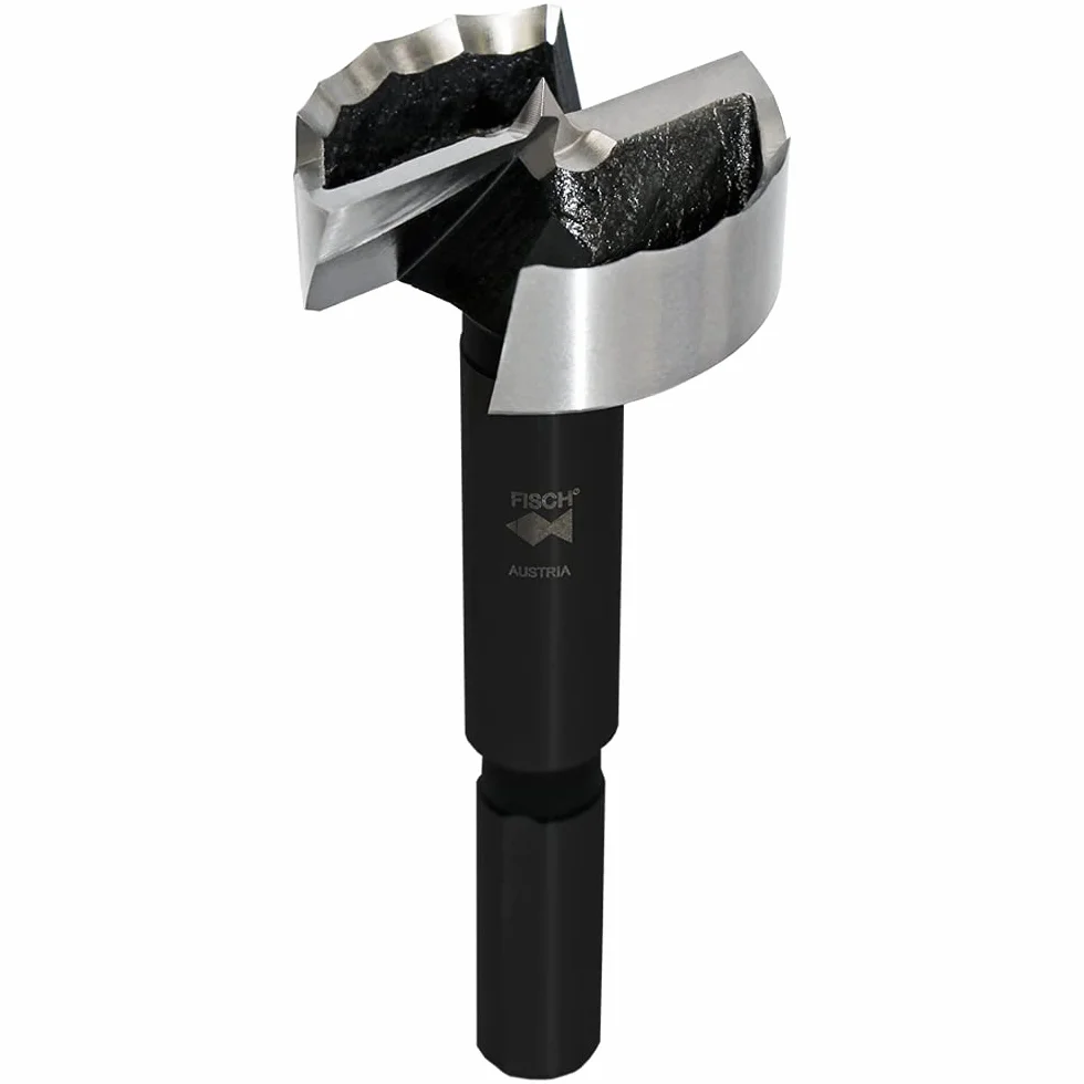 Fisch 31704500 Frez do falowania Forstner Bit, 0 V, srebrny/szary, 45 x 60/90 mm, średnica trzpienia 10 x 30 mm