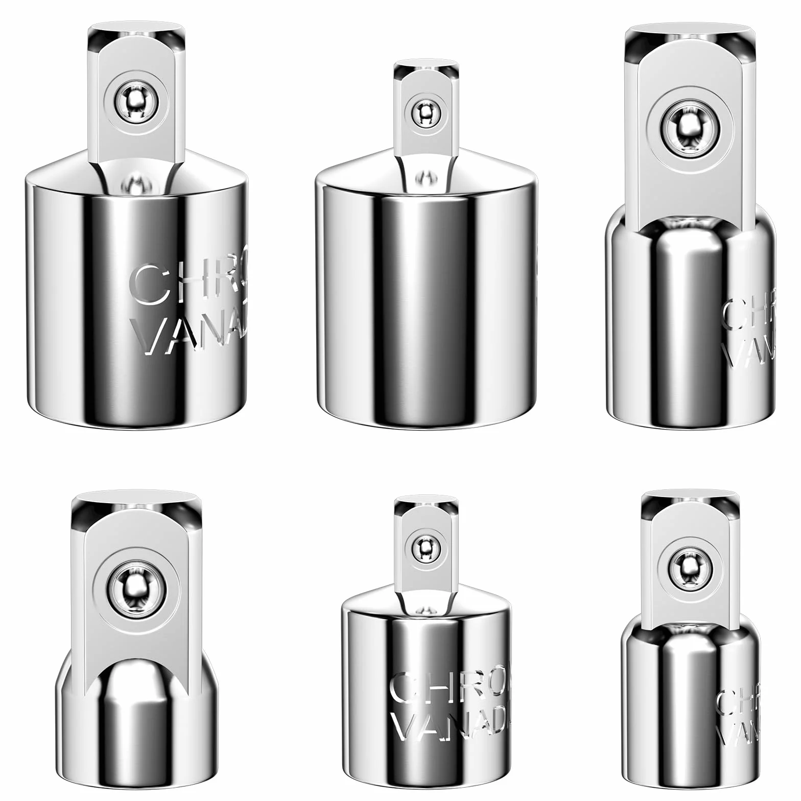 Lectorias zestaw 6 adapterów nasadowych, Adapter do kluczy nasadowych, adapter klucza udarowego