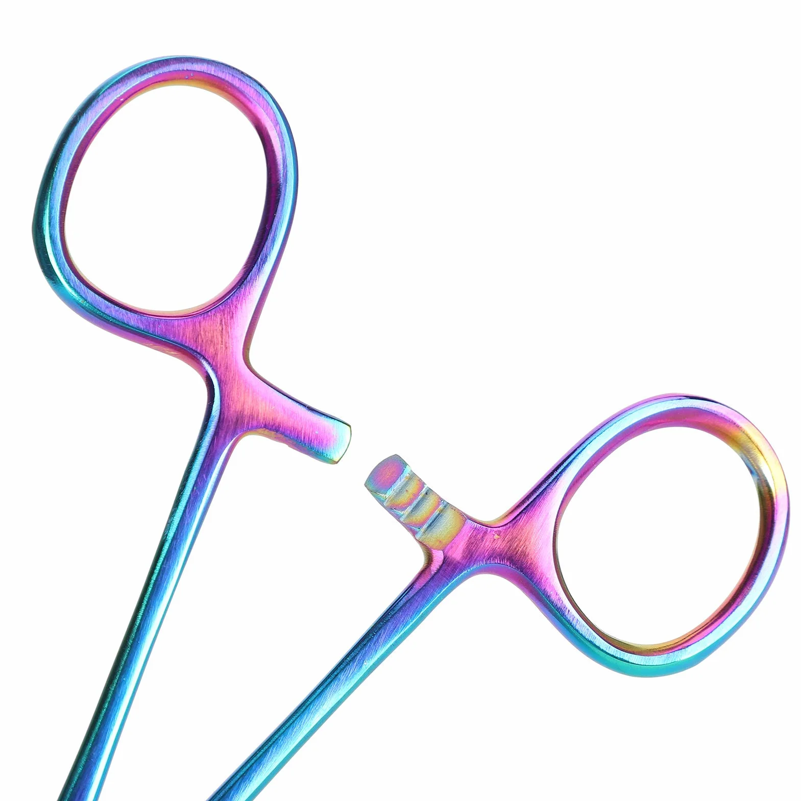 Hemostat na komary dla zwierząt domowych ściągacz do włosów w uszach ze stali nierdzewnej pęseta z zakrzywioną końcówką zacisk do czyszczenia dla psa kota [#1]