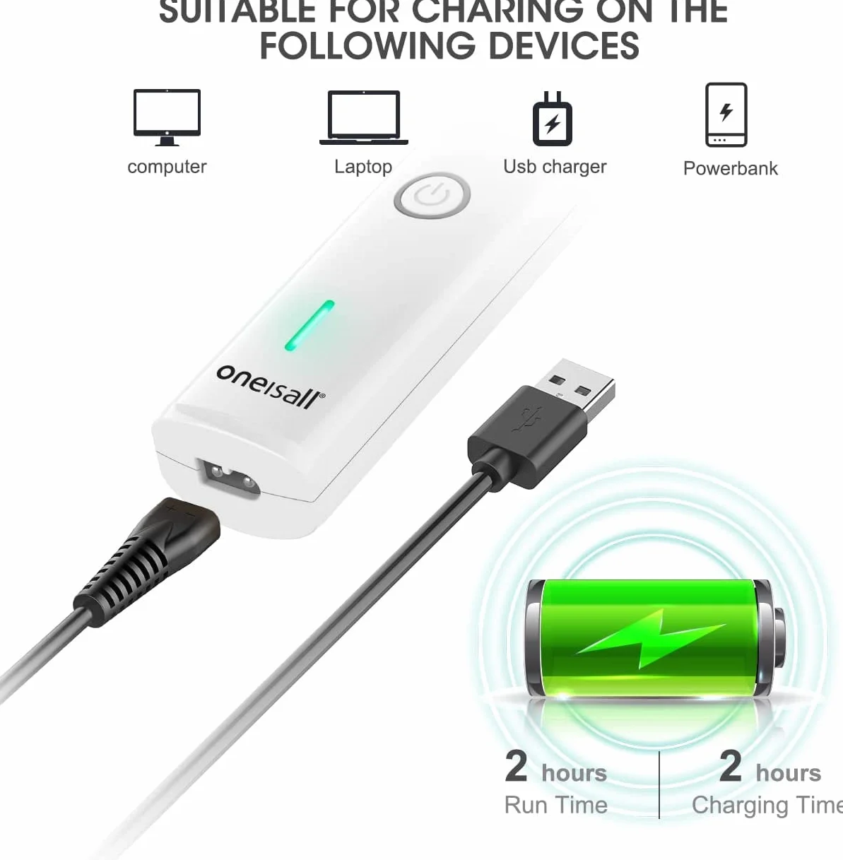 oneisall Kabel ładujący do maszynki do strzyżenia psów RFC-676 do grubej sierści