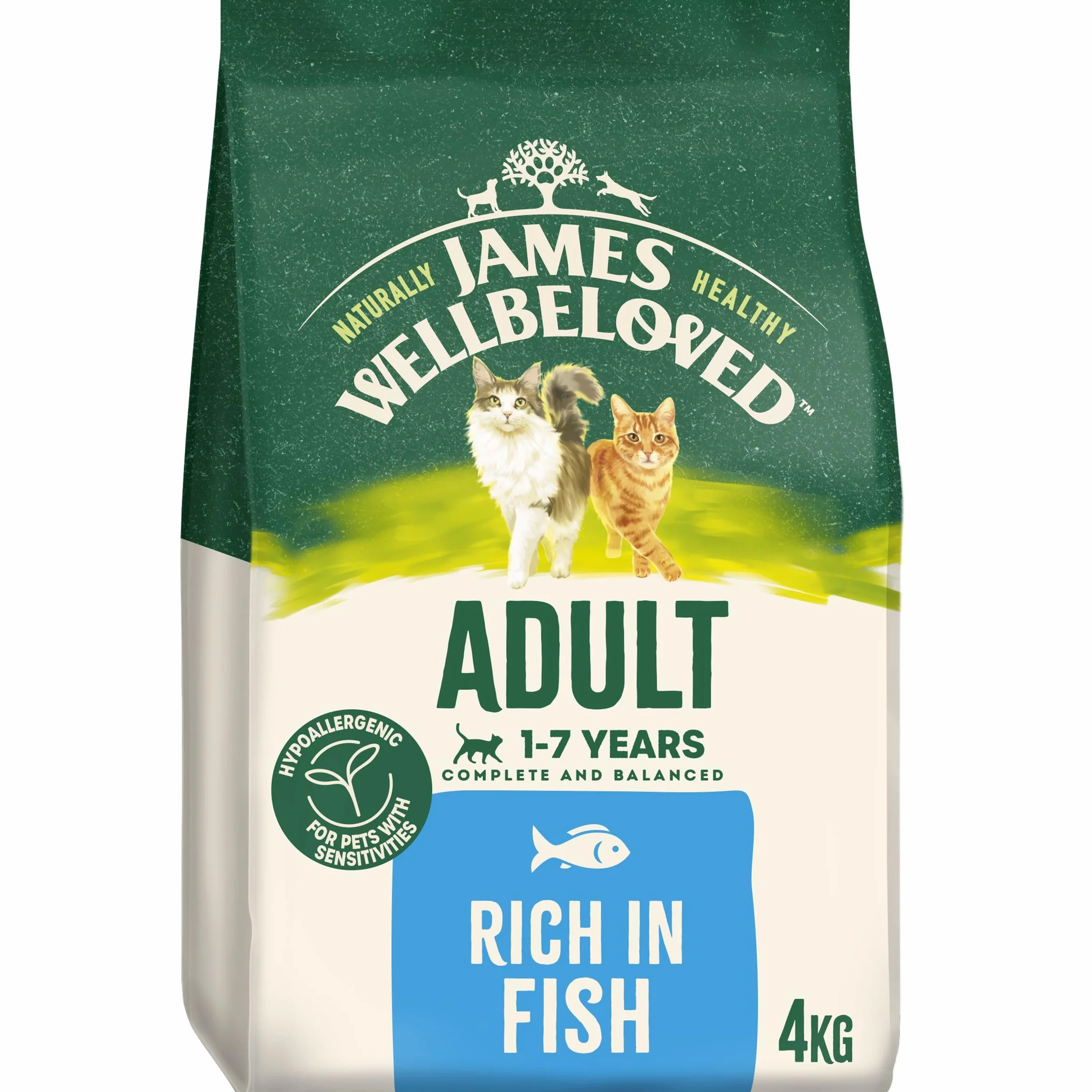 JAMES WELLBELOVED™ Kot ryba 4 kg