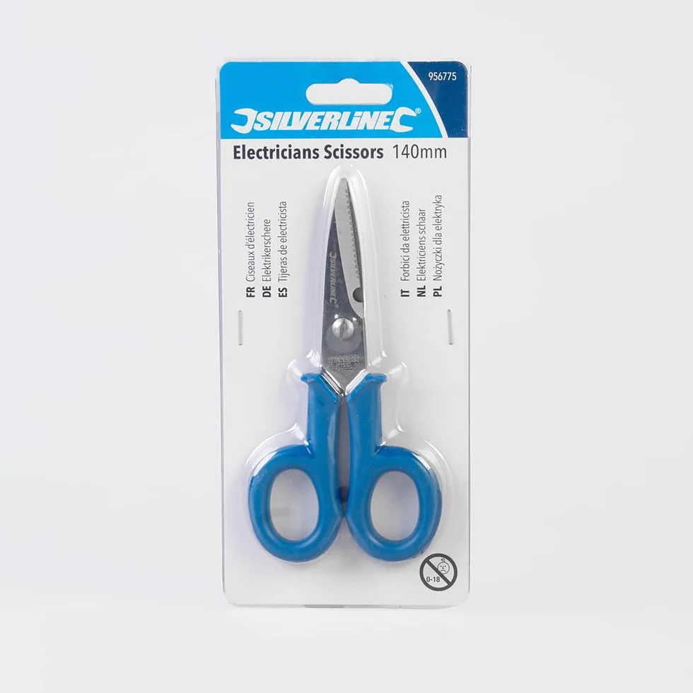 Silverline Nożyczki/nożyce dla elektryków 140 mm (956775)