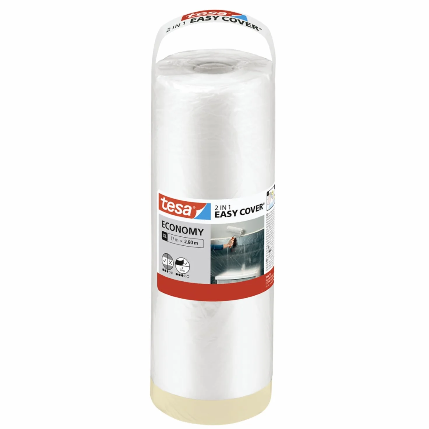tesa Easy Cover UNIVERSAL folia malarska 2w1 17m x 2,60m