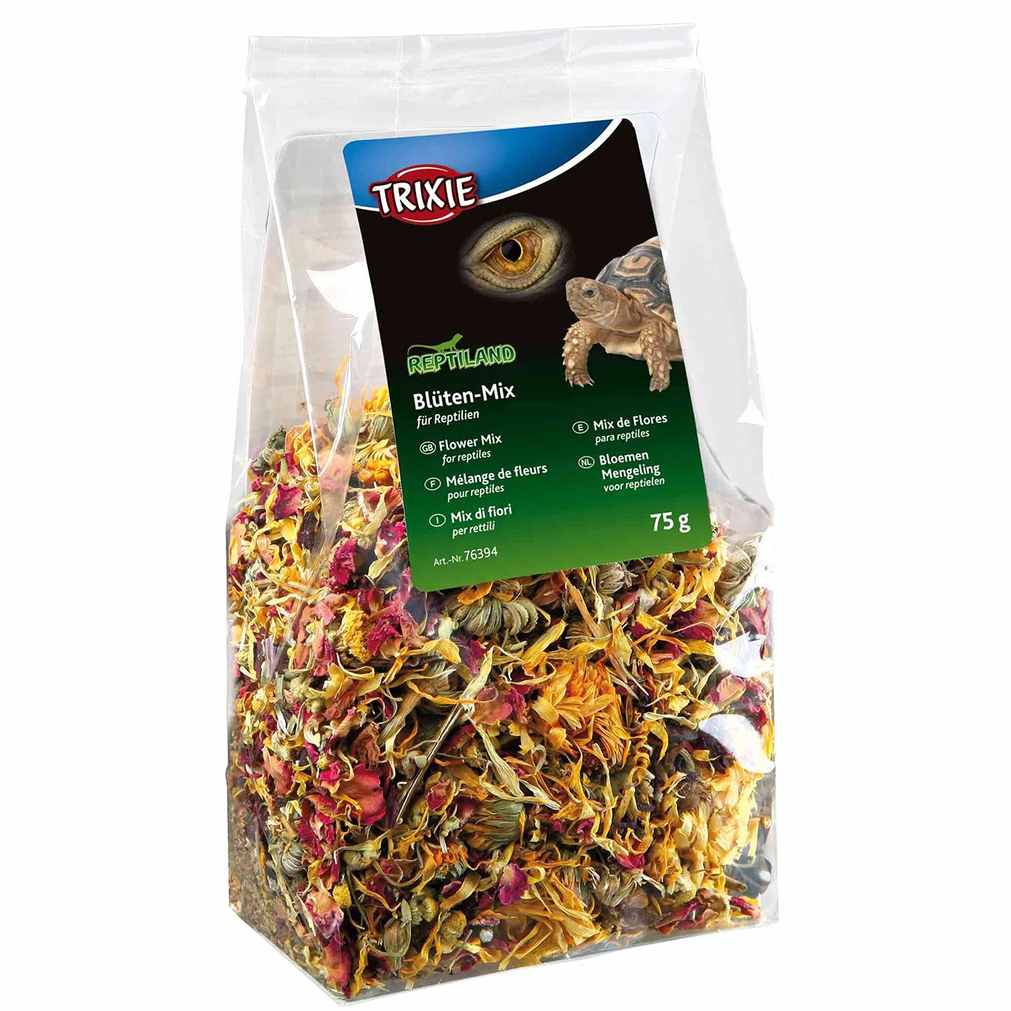 Trixie 76394 mieszanka kwiatów dla gadów, 75 g