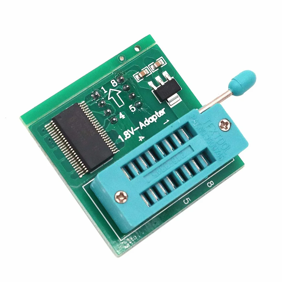 DollaTek Programator ch341a + sop8 do dip8 + adapter 1,8 V + gniazdo sop8 do dip8 + klips sop8