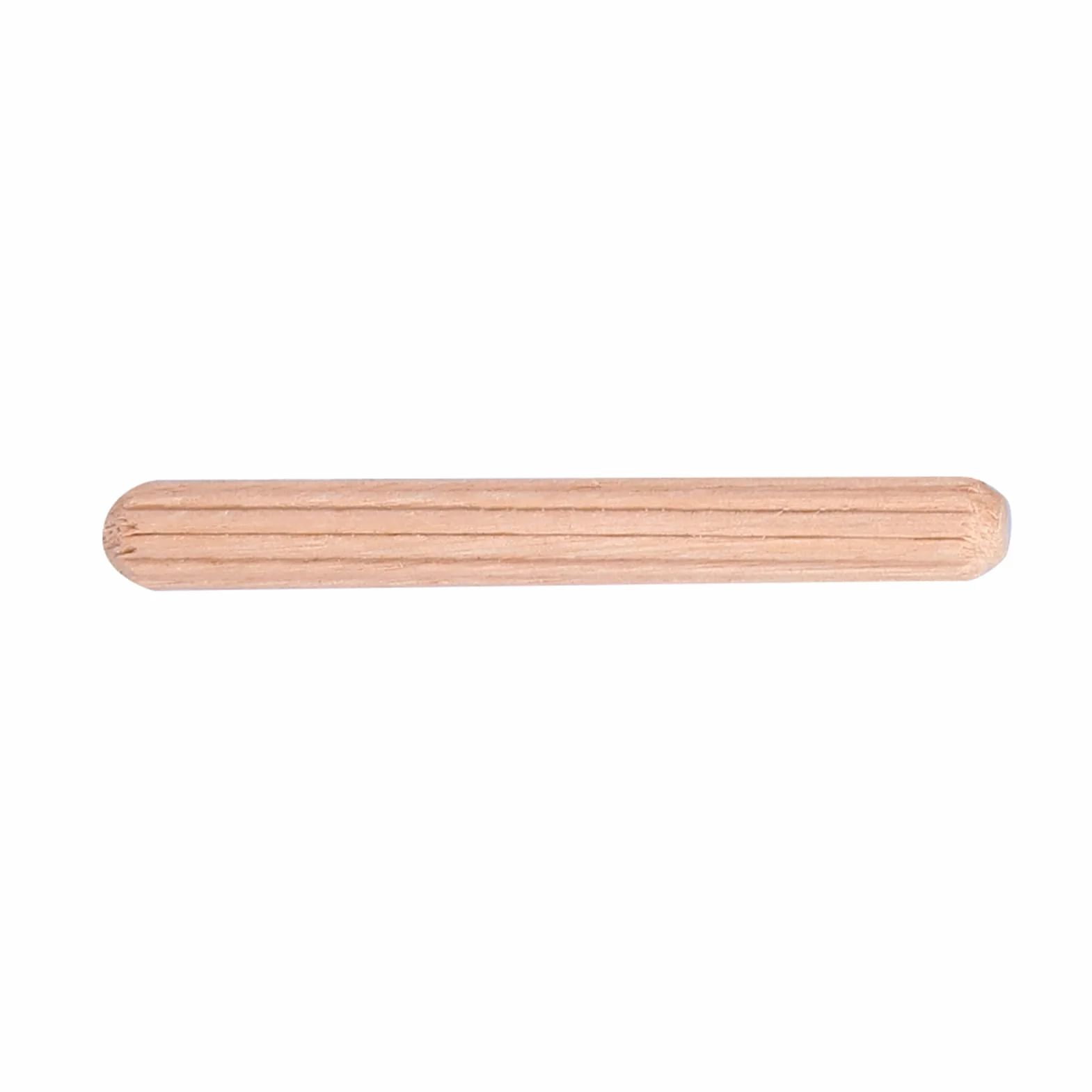Drewniane kołki M6 × 50 mm Zestaw 50 szt. Okrągły ząbkowany wkręt z twardego drewna