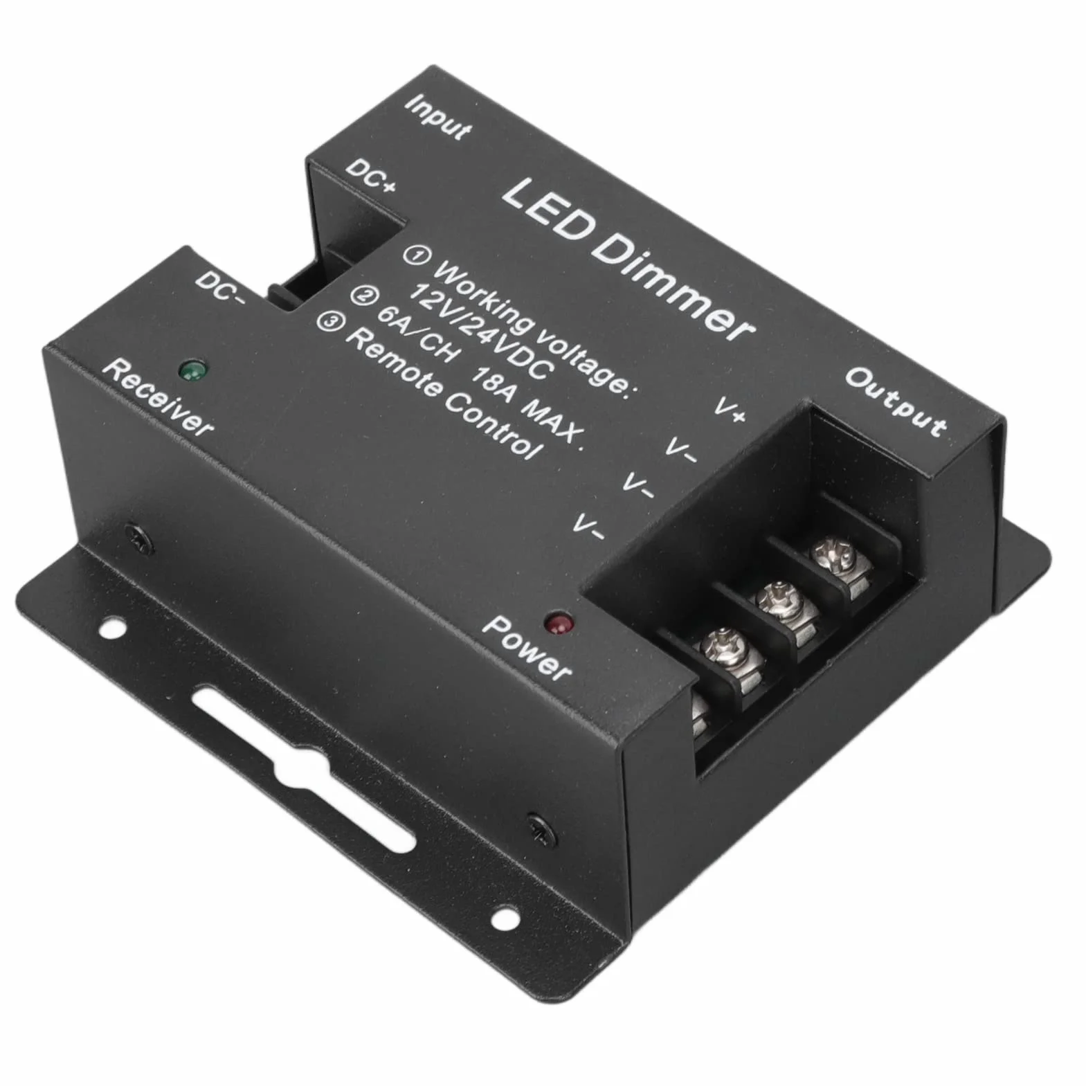 DC 12V 24V Bezprzewodowy ściemniacz LED z Pilotem, RF Dotykowy Kontroler światła LED Kontroler ściemniania do Taśmy LED