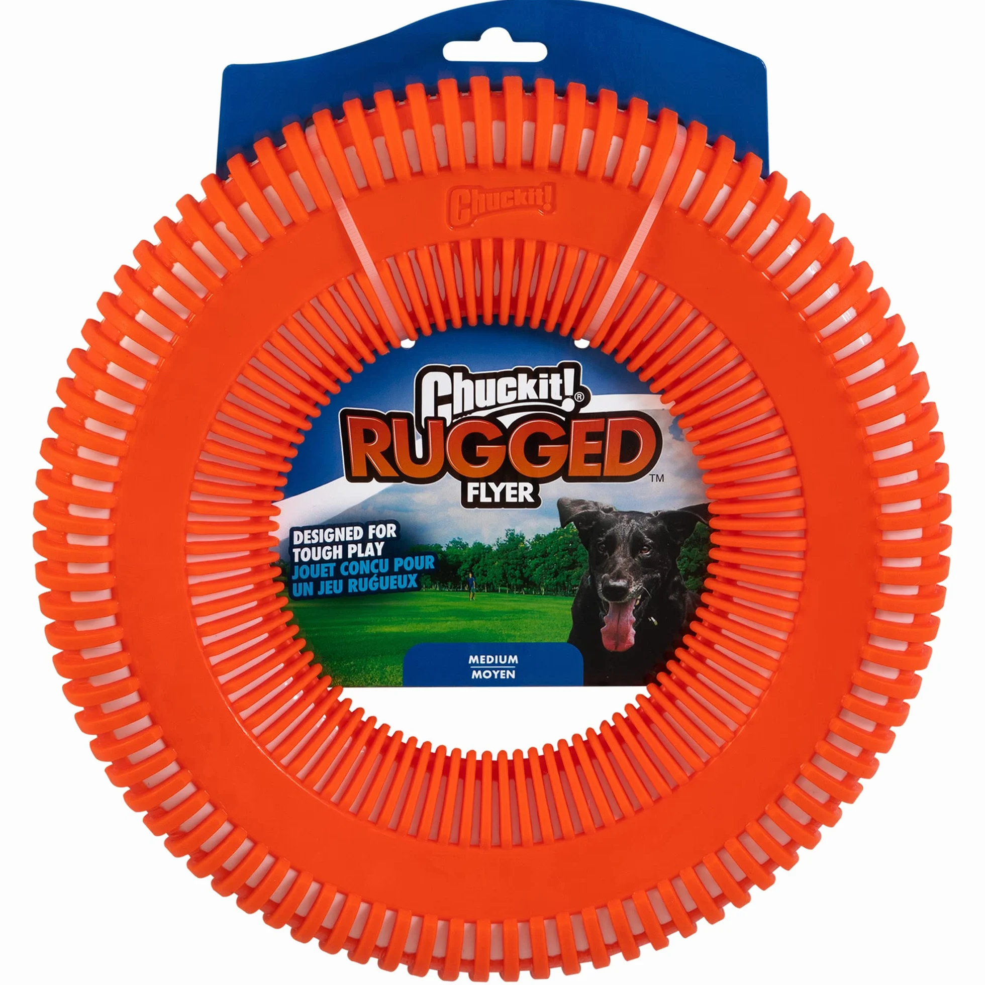 Chuckit! Wytrzymała ulotka zabawka dla psa frisbee rzut i przynieś zabawka przeciąganie liny latający rzut zabawka dla psów