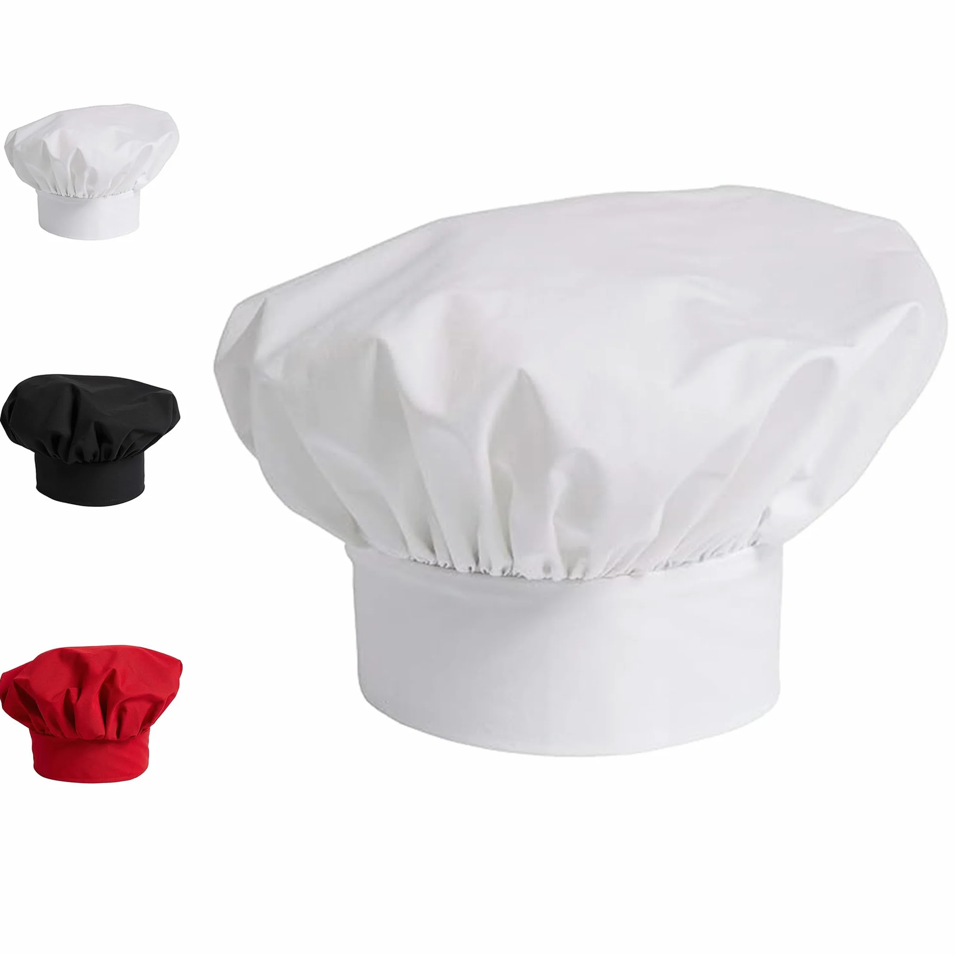 laeeyin 1 sztuka czapka kucharska unisex czapka kucharska dla dorosłych szefa kuchni czapka regulowana dla mężczyzn i kobiet restauracja gotowanie BBQ pieczenie