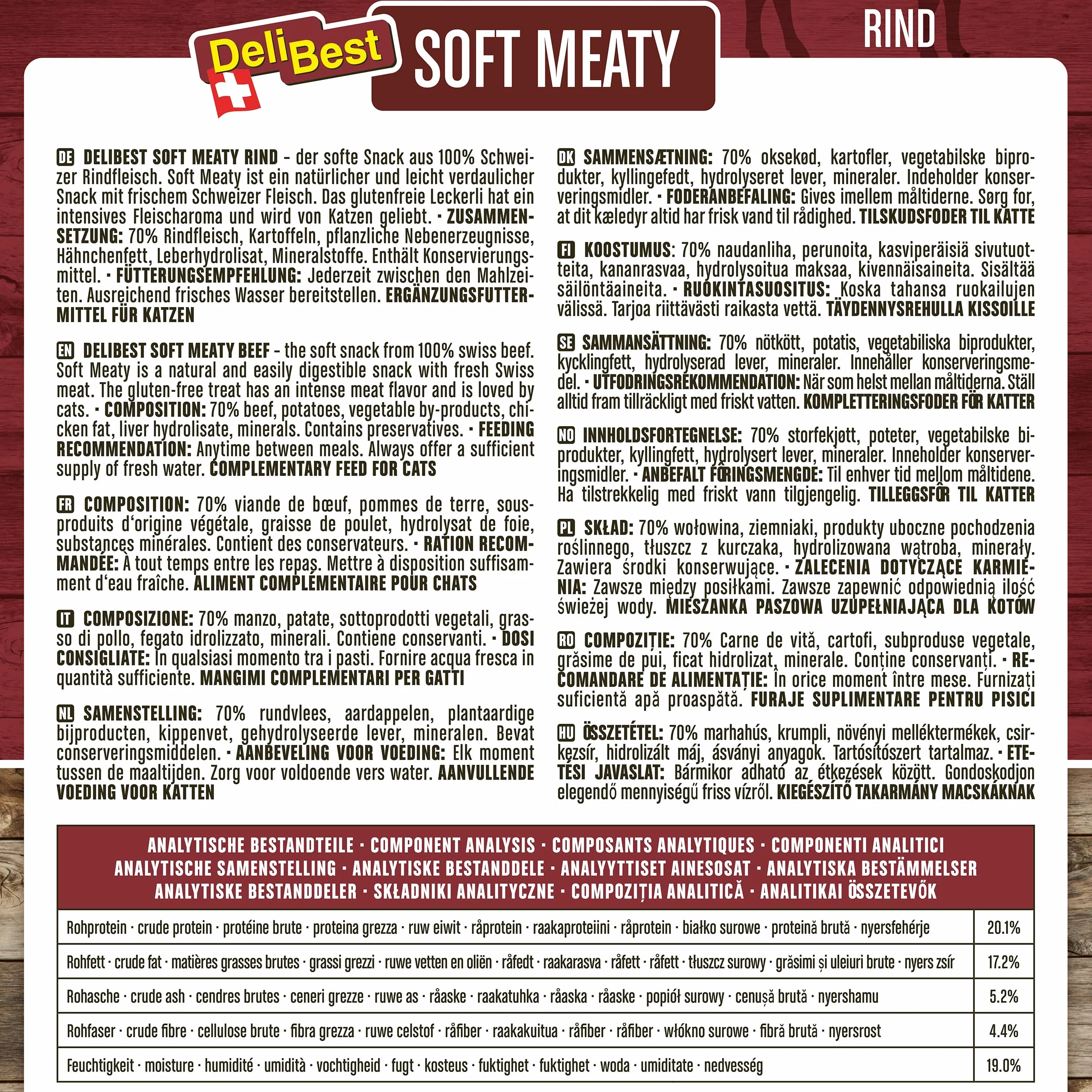 DeliBest Soft Meatys z wołowiny I przekąski dla psów bez zbóż, zdrowa przekąska dla psa, smakołyki dla psów, przekąska z dużą zawartością mięsa, 150 g