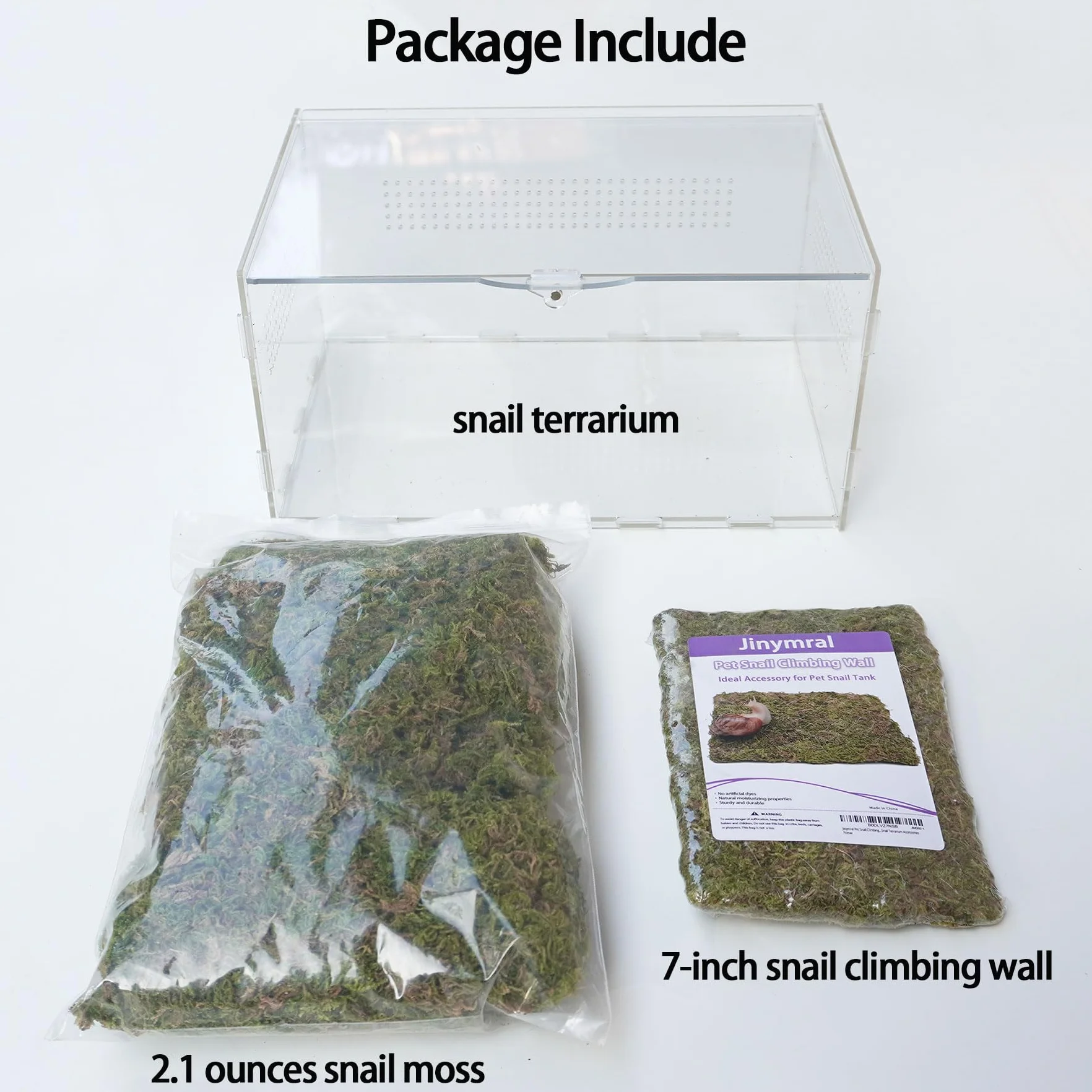 Zestaw terrarium dla zwierząt domowych ze ślimakiem o wymiarach 28,5 x 20 x 15 cm terrarium ze ślimakiem i ścianą wspinaczkową 18 cm