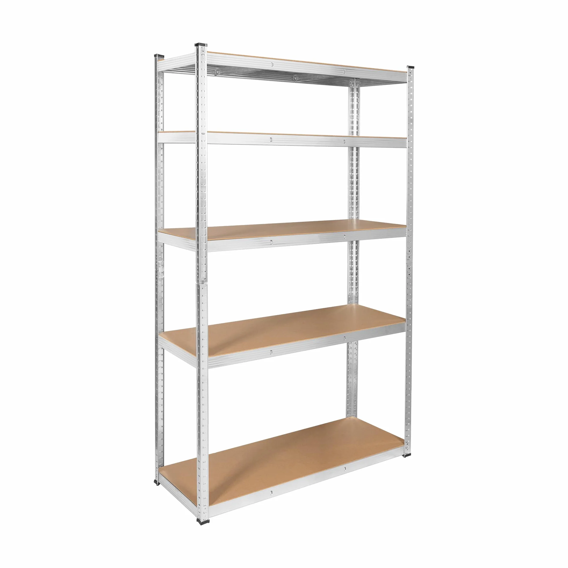 Rebel Electro Regał Metalowy Magazynowy 205x120x45 Srebrny RB-1253